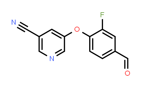 5-(2-Fluoro-4-formylphenoxy)nicotinonitrile