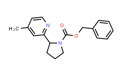 Benzyl 2-(4-methylpyridin-2-yl)pyrrolidine-1-carboxylate