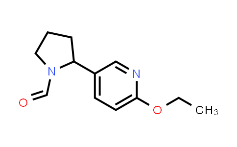 2-(6-Ethoxypyridin-3-yl)pyrrolidine-1-carbaldehyde