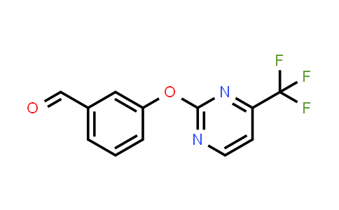 3-((4-(Trifluoromethyl)pyrimidin-2-yl)oxy)benzaldehyde