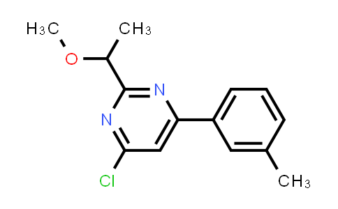 4-Chloro-2-(1-methoxyethyl)-6-(m-tolyl)pyrimidine