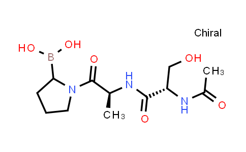 (1-((S)-2-((S)-2-Acetamido-3-hydroxypropanamido)propanoyl)pyrrolidin-2-yl)boronic acid