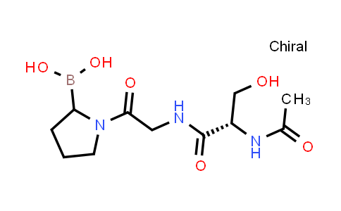 (1-(2-((S)-2-Acetamido-3-hydroxypropanamido)acetyl)pyrrolidin-2-yl)boronic acid
