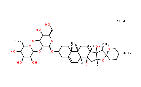 Spirostan, β-D-glucopyranoside deriv