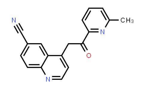 4-(2-(6-Methylpyridin-2-yl)-2-oxoethyl)quinoline-6-carbonitrile