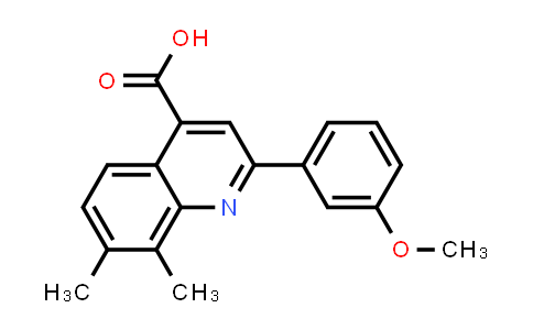 2-(3-Methoxyphenyl)-7,8-dimethylquinoline-4-carboxylic acid