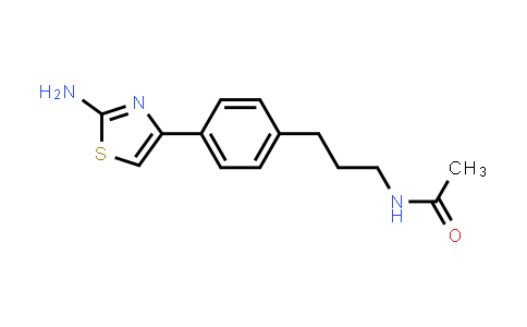 N-(3-(4-(2-Aminothiazol-4-yl)phenyl)propyl)acetamide