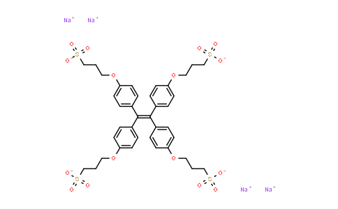 Sodium 3,3',3'',3'''-((ethene-1,1,2,2-tetrayltetrakis(benzene-4,1-diyl))tetrakis(oxy))tetrakis(propane-1-sulfonate)
