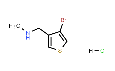 1-(4-Bromothiophen-3-yl)-N-methylmethanamine hydrochloride