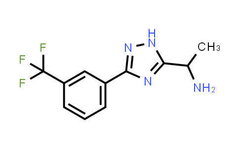 1-(3-(3-(Trifluoromethyl)phenyl)-1H-1,2,4-triazol-5-yl)ethanamine