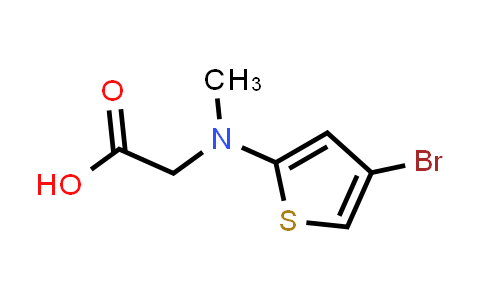 2-((4-Bromothiophen-2-yl)(methyl)amino)acetic acid