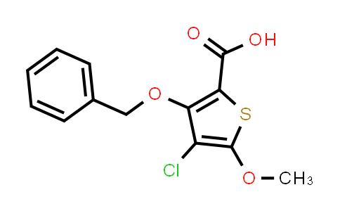 3-(Benzyloxy)-4-chloro-5-methoxythiophene-2-carboxylic acid