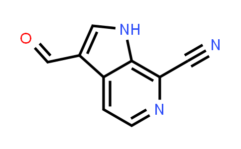 3-Formyl-1H-pyrrolo[2,3-c]pyridine-7-carbonitrile