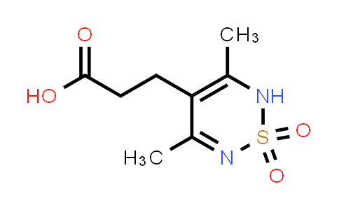3-(3,5-Dimethyl-1,1-dioxido-2H-1,2,6-thiadiazin-4-yl)propanoic acid