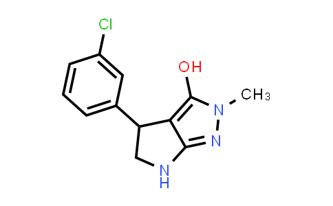 4-(3-Chlorophenyl)-2-methyl-2,4,5,6-tetrahydropyrrolo[2,3-c]pyrazol-3-ol