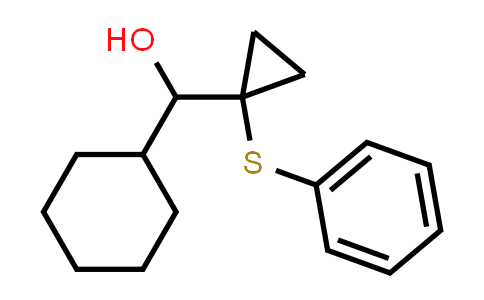Cyclohexyl(1-(phenylthio)cyclopropyl)methanol