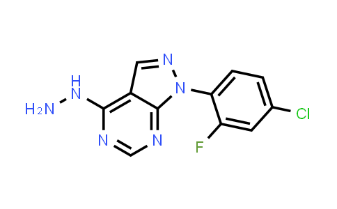 1-(4-Chloro-2-fluorophenyl)-4-hydrazinyl-1H-pyrazolo[3,4-d]pyrimidine