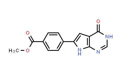Methyl 4-(4-oxo-4,7-dihydro-3H-pyrrolo[2,3-d]pyrimidin-6-yl)benzoate