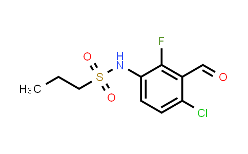 N-(4-Chloro-2-fluoro-3-formylphenyl)propane-1-sulfonamide
