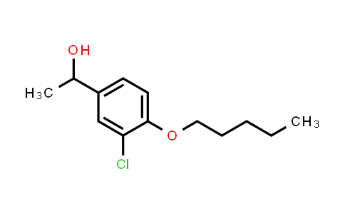 1-(3-Chloro-4-(pentyloxy)phenyl)ethanol