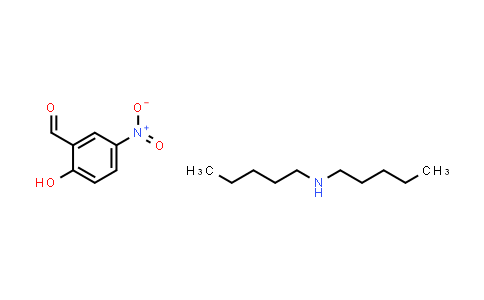 2-Hydroxy-5-nitrobenzaldehyde compound with dipentylamine (1:1)