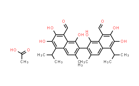 Gossypol AcOH Salt
