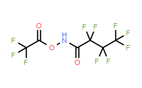 2,2,3,3,4,4,4-Heptafluoro-N-(2,2,2-trifluoroacetoxy)butanamide