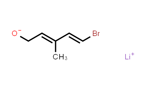 Lithium (2E,4E)-5-bromo-3-methylpenta-2,4-dien-1-olate