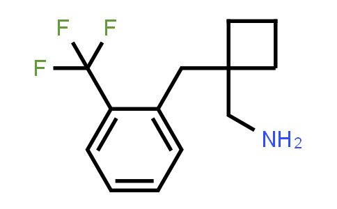 (1-(2-(Trifluoromethyl)benzyl)cyclobutyl)methanamine