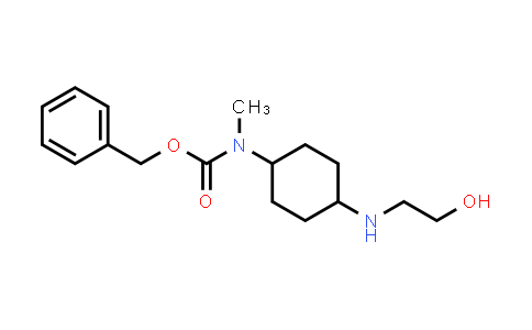 Benzyl (4-((2-hydroxyethyl)amino)cyclohexyl)(methyl)carbamate