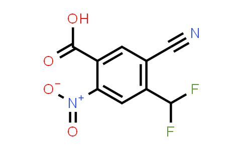 5-Cyano-4-(difluoromethyl)-2-nitrobenzoic acid