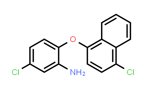 5-Chloro-2-((4-chloronaphthalen-1-yl)oxy)aniline
