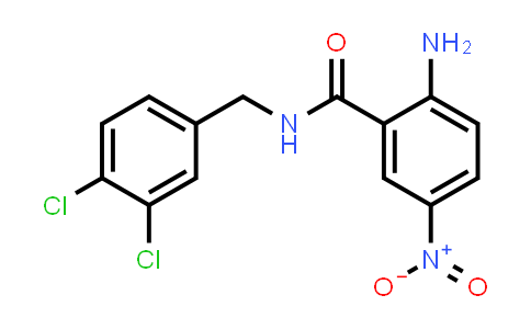 2-Amino-N-(3,4-dichlorobenzyl)-5-nitrobenzamide