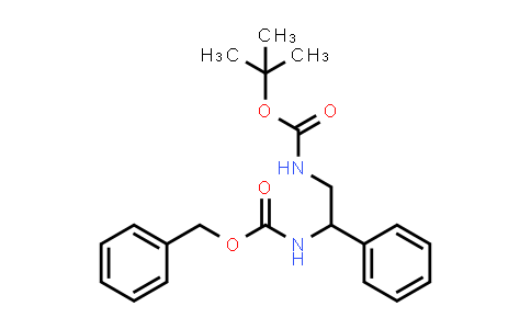 Benzyl tert-butyl (1-phenylethane-1,2-diyl)dicarbamate