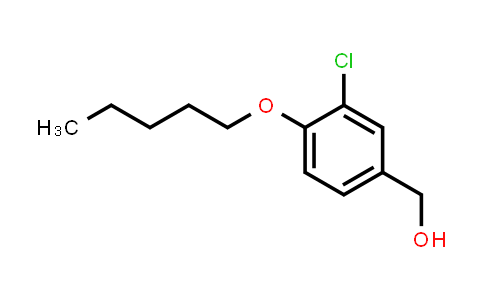 (3-Chloro-4-(pentyloxy)phenyl)methanol