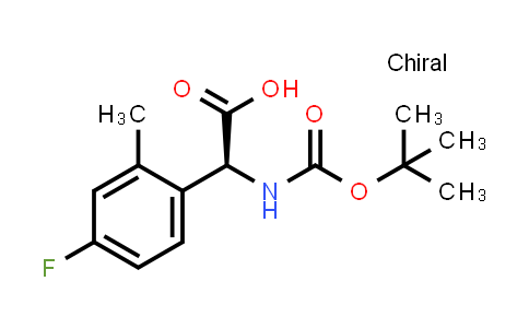 (S)-2-((tert-Butoxycarbonyl)amino)-2-(4-fluoro-2-methylphenyl)acetic acid