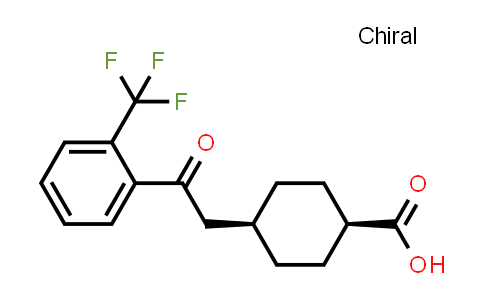 cis-4-(2-Oxo-2-(2-(trifluoromethyl)phenyl)ethyl)cyclohexanecarboxylic acid