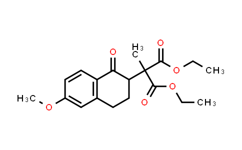 Diethyl 2-(6-methoxy-1-oxo-1,2,3,4-tetrahydronaphthalen-2-yl)-2-methylmalonate