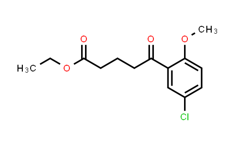 Ethyl 5-(5-chloro-2-methoxyphenyl)-5-oxopentanoate