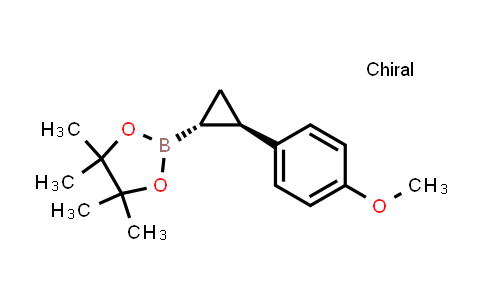 Rel-2-((1R,2R)-2-(4-methoxyphenyl)cyclopropyl)-4,4,5,5-tetramethyl-1,3,2-dioxaborolane