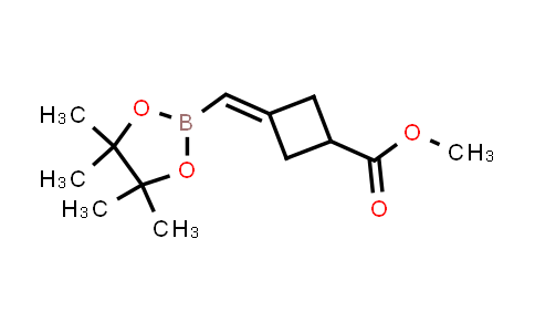 Methyl 3-((4,4,5,5-tetramethyl-1,3,2-dioxaborolan-2-yl)methylene)cyclobutane-1-carboxylate