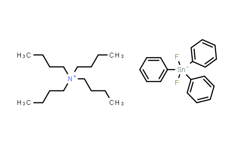 Tetrabutylammonium difluorotriphenylstannate(IV)