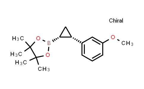 Rel-2-((1R,2S)-2-(3-methoxyphenyl)cyclopropyl)-4,4,5,5-tetramethyl-1,3,2-dioxaborolane