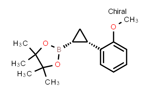 Rel-2-((1R,2S)-2-(2-methoxyphenyl)cyclopropyl)-4,4,5,5-tetramethyl-1,3,2-dioxaborolane