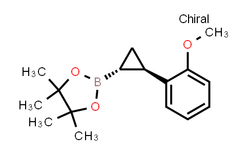 Rel-2-((1R,2R)-2-(2-methoxyphenyl)cyclopropyl)-4,4,5,5-tetramethyl-1,3,2-dioxaborolane