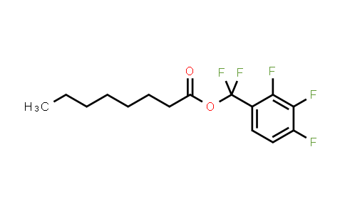 Difluoro(2,3,4-trifluorophenyl)methyl octanoate