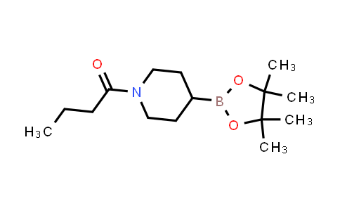 1-[4-(TEtramethyl-1,3,2-dioxaborolan-2-yl)piperidin-1-yl]butan-1-one