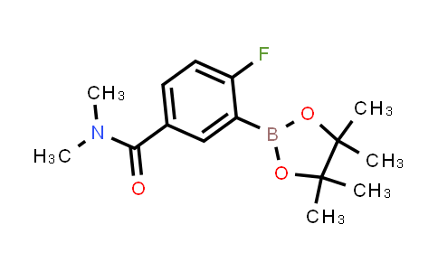 4-Fluoro-N,N-dimethyl-3-(4,4,5,5-tetramethyl-1,3,2-dioxaborolan-2-yl)benzamide