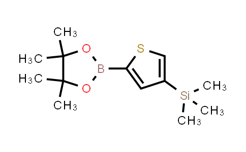 Trimethyl(5-(4,4,5,5-tetramethyl-1,3,2-dioxaborolan-2-yl)thiophen-3-yl)silane