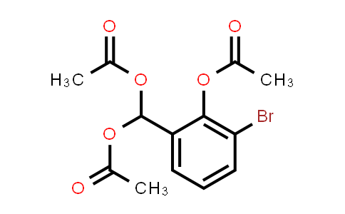 (2-Acetoxy-3-bromophenyl)methylene diacetate